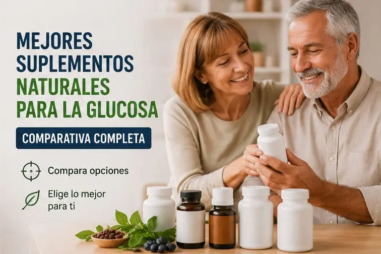 Mejores suplementos naturales para controlar el azúcar en sangre en 2026: comparativa completa